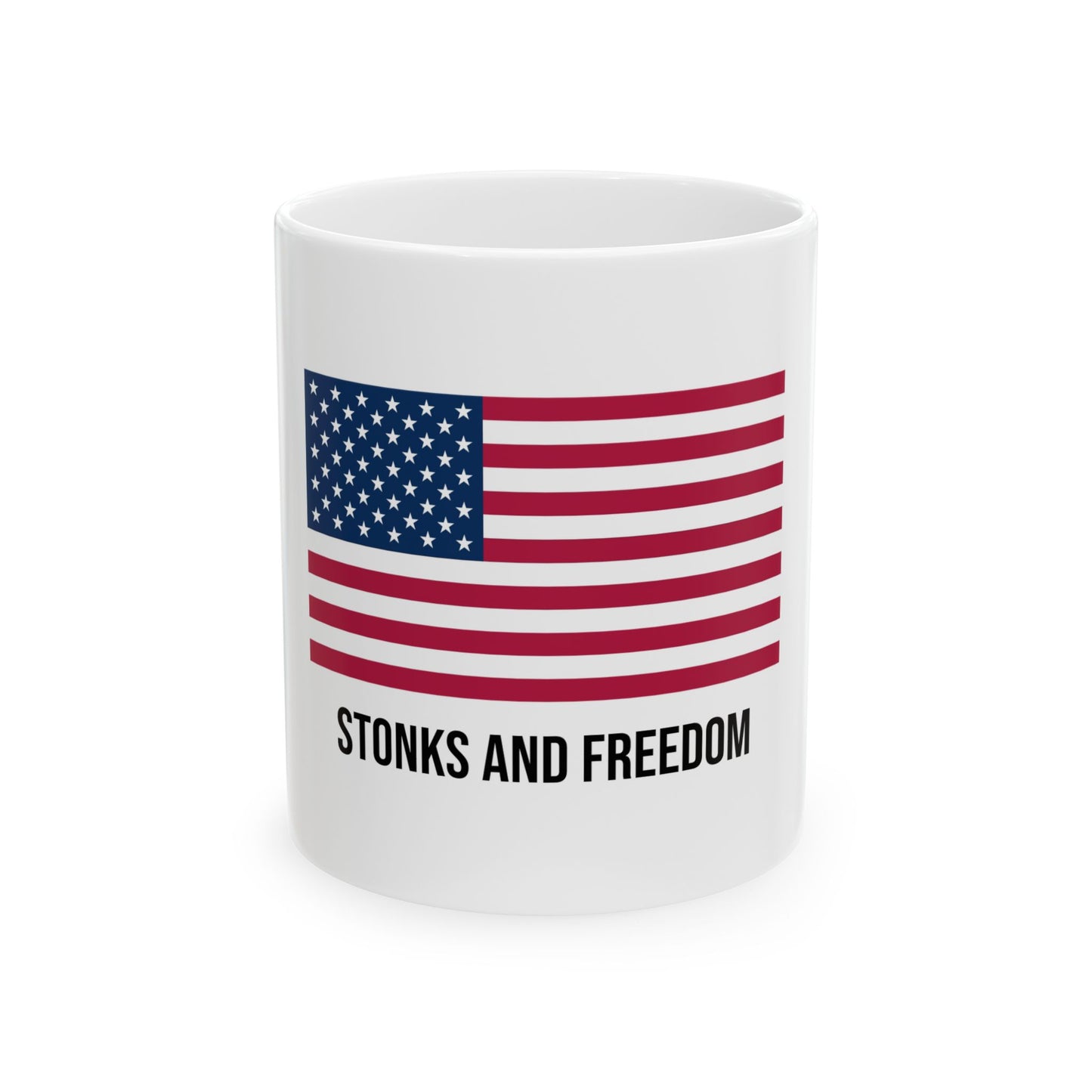 STONKS AND FREEDOM Mug 11oz